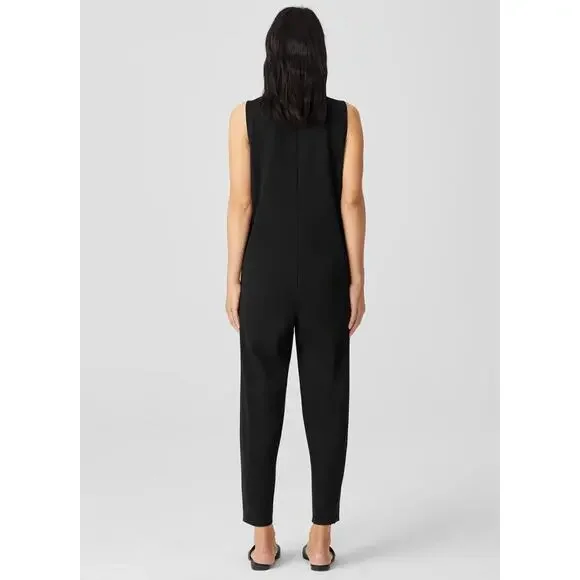 Eileen Fisher Cotton Ponte Lantern Jumpsuit Size 1X NWT